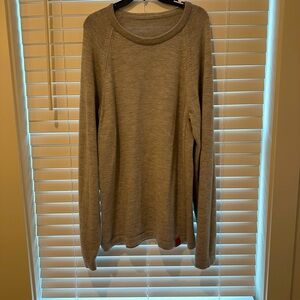 Paka alpaca handmade sweater size large gray